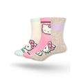 thumbnail image 3 of Hello Kitty Girls Mid-Crew Socks, 3-Pack, Sizes S-L, 3 of 9