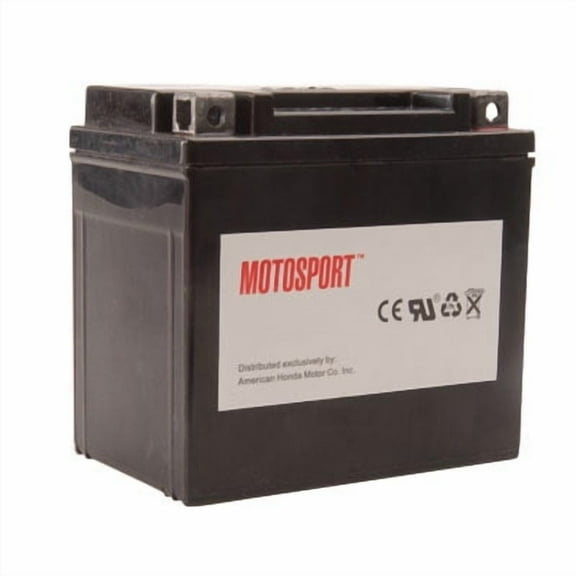 Motosport Maintenance-Free Battery with Acid GTX20LBS for Harley-Davidson Dyna Street Bob FXDB 2006-2016