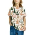 thumbnail image 4 of Odeerbi Teen Boys Girls Christmas T-shirt Christmas Print Casual Short Sleeve Tops Shirt Teen Clothes White, 4 of 4
