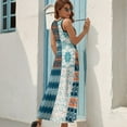 thumbnail image 7 of The Blue Tribe Pattern Design Sleeveless Dress Summer Clothes for Women Women's Clothing 2025, 7 of 7