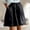 Black, variant on LINGLANG Women's Ruffle Hem Wide Leg Shorts Summer Retro Lace Elastic Waist Shorts with Pockets Comfortable Fashionable Casual Beach Wear