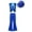 A Blue, variant on Kids Boys Girls Latin Jazz Modern Dance Outfits Sleeveless Sparkly Vest Waistcoat with Flared Pants Hat Set Silver 11-12