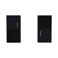 thumbnail image 5 of TUHOME Oba Medicine Cabinet Black Engineered Wood, 5 of 6