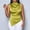 Yellow, variant on Sleeveless Tops Loose Fit Flowy Tank Long Tank Tops Stretchy Tank thick strap tank Lounge Blouse Beach Vests Gauze Shirts for Women sleeveless shirts for women wide strap tanks Sky Blue M