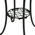 thumbnail image 5 of GDF Studio French Country Outdoor Side Table with Mosaic Ceramic Top and Metal Base, Light Blue, 5 of 10