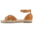 thumbnail image 3 of Journee Womens Lyddia Espadrille Flat Sandals, Widths Available, 3 of 10