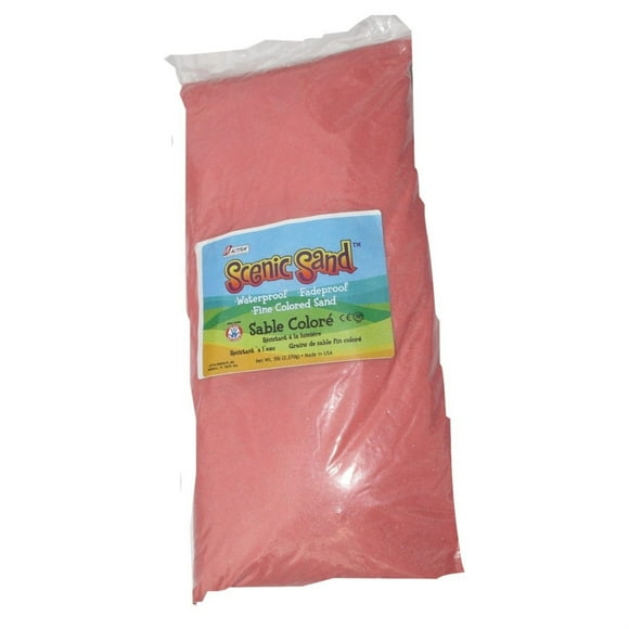 Bolsa De Arena De Colores Activa De 5 Lb - Arena Escénica - Rosa