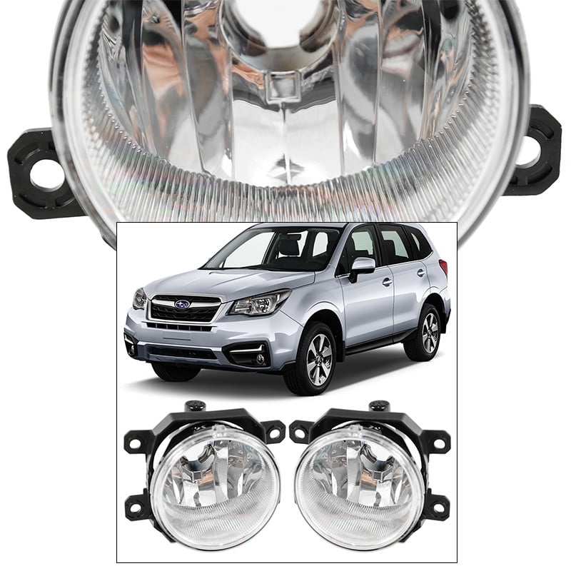 Front Set Of 2 LH & RH Side Fog Lamp Assembly Fits Subaru Impreza