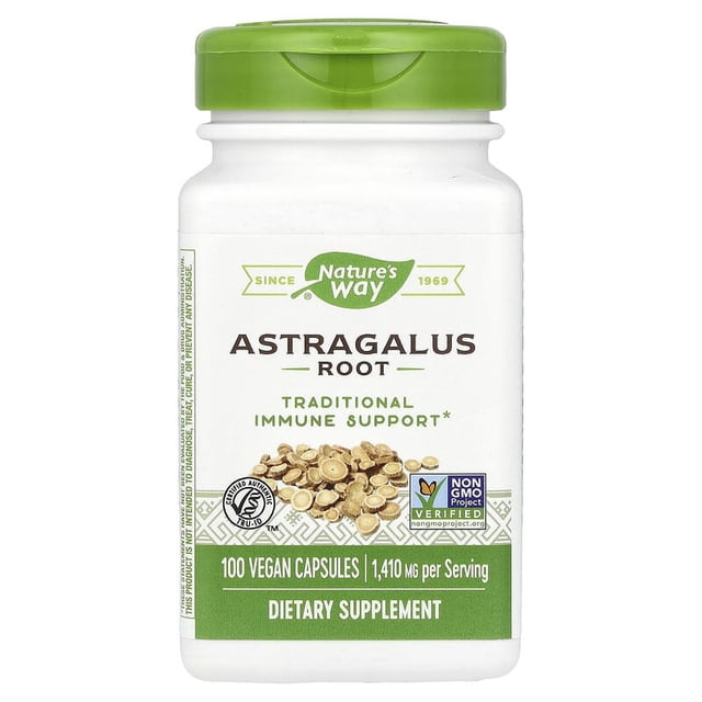 Nature's Way | Astragalus Root, 100 Caps | Raíz de A
