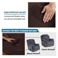 thumbnail image 3 of CNKOO Housse Extensible en Velours pour Fauteuil Inclinable 1 Pce Housse Douce pour Fauteuil Inclinable Housse de Fauteuil Inclinable Protecteur de Fauteuil Inclinable pour Fauteuil Inclinable - Bleu Paon, 3 of 7