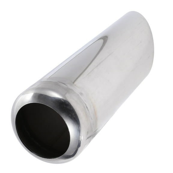 Unique Bargains 2.5" ID Inlet Turn Down Exhaust Tip T304 Stainless Steel Surface Polishing Mandrel Bend Elbow Tube 12 " Overall Length Suitalbe for 3.5" OD Tailpipes