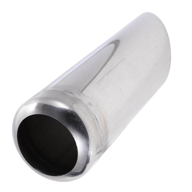 Punta de escape hacia abajo de 2.5" ID de Unique Bargains, acero inoxidable T304, pulido de superficie, tubo de codo de mandril de 12" de longitud total adecuado para colas de escape de 3.5" OD