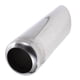 thumbnail image 1 of Punta de escape hacia abajo de 2.5" ID de Unique Bargains, acero inoxidable T304, pulido de superficie, tubo de codo de mandril de 12" de longitud total adecuado para colas de escape de 3.5" OD, 1 of 7