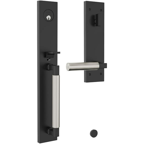 Baldwin 85316M06RENT Gramercy Right Handed One Piece Single Cylinder Keyed Entry Handleset