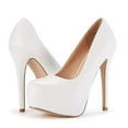 thumbnail image 4 of DREAM PAIRS Women's Swan-30 Platform High Heel Dress Pumps, 4 of 6
