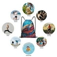 thumbnail image 6 of Balery Colorful Ocean Sea Turtle Pattern Drawstring Backpack Bag Sport Gym Sackpack Cinch Bags Pattern Drawstring Backpack Bag Sport Gym Sackpack Cinch Bags -Medium, 6 of 6