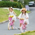 thumbnail image 6 of Glerc Maggie 12 inch Kids Girls Bike for Ages 2-4 Years Child, Pink & White, 6 of 12