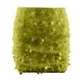 thumbnail image 4 of YMNXA Womens Skirt High Waist Solid Color Sequins Slim Fit Comfortable Skirt For Casual Daily Wear Green S, 4 of 5