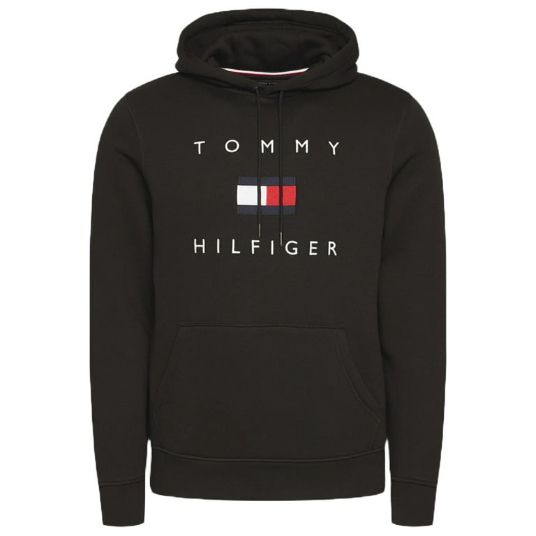 Tommy Hilfiger Men's Hoodie Long Flag Log Pullover Hooded Sweatshirt, M Walmart.com