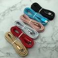 thumbnail image 3 of Cable de datos trenzado de nailon de color sólido para Apple Android 8p/typec, cable de carga, cable de datos USB de metal, 3 of 4