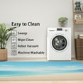 thumbnail image 3 of 2x3 Rug, Beach Door Mat Washable Non Slip Soft for Entryway, Sea Ocean Marine Rug, Nature Landscape Carpet, Beach Home Decor & Gifts, 3 of 7