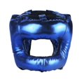 thumbnail image 1 of Casco de Boxeo Escudo Facial, Artes Marciales Ventiladas Equipo de Cabeza de Kickboxing Ligero, Muay Thai Headgear para Muay Thai Grappling San Azul, 1 of 8