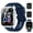 Blue, variant on New Smart Watch Fits for Android and IPhone, 1.85 inch Fitness Tracker, Men Women's Smartwatch with Answer/Make Calls/Message Reminder/112+ Sports Modes, IP68 Waterproof, for Gift Black
