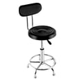thumbnail image 4 of Leather Stool Work Shop Seat Chair Height Adjustable Garage Stool With Backrest, 4 of 13