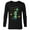 Black, variant on Disney and Pixar’s Toy Story Aliens Earth Day Think Green - Long Sleeve T-Shirt for Men - Customized-White