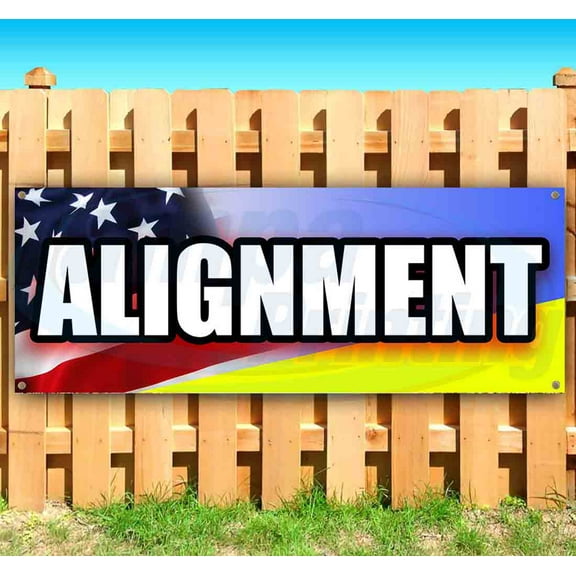 Alignment 13 oz Vinyl Banner With Metal Grommets