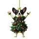 thumbnail image 2 of Seyotauo Cute Pet Pattern Acrylic Christmas Ornaments 3.15x3.15 Inch Double-Sided Pattern, Easy to Hang Christmas Tree Decorations Indoor, Festive Holiday Christmas Decor Gifts for Family Colleagues, 2 of 9