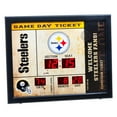 thumbnail image 3 of San Francisco 49ers 23" x 18" Bluetooth Scoreboard Wall Clock, 3 of 7