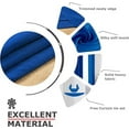 thumbnail image 4 of Ample Decor 2 Panel 46 x 63 inch 100% Polyester Blackout Curtains, Noise Reducing - Royal Blue, 4 of 6