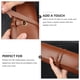 thumbnail image 5 of Bolsa de cuero para herramientas pequeñas, 10 ranuras, bolsa de mano, organizador de herramientas, 5 of 6
