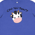 thumbnail image 4 of Inktastic Cow You Doin'? Cute Cow Youth T-Shirt, 4 of 5