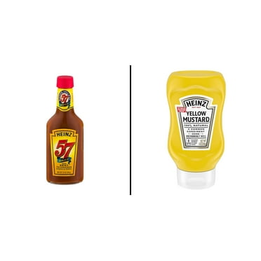 Heinz 57 Sauce 10 oz Heinz Yellow Mustard 8 oz