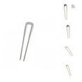 thumbnail image 1 of Bâtons de Cheveux Couleur Unie Tempérament Anti-Déformé Inox Anti-Rouille Fix Cheveux en Forme de U Surface Lisse Accessoires pour Cheveux pour Femmes, 1 of 8