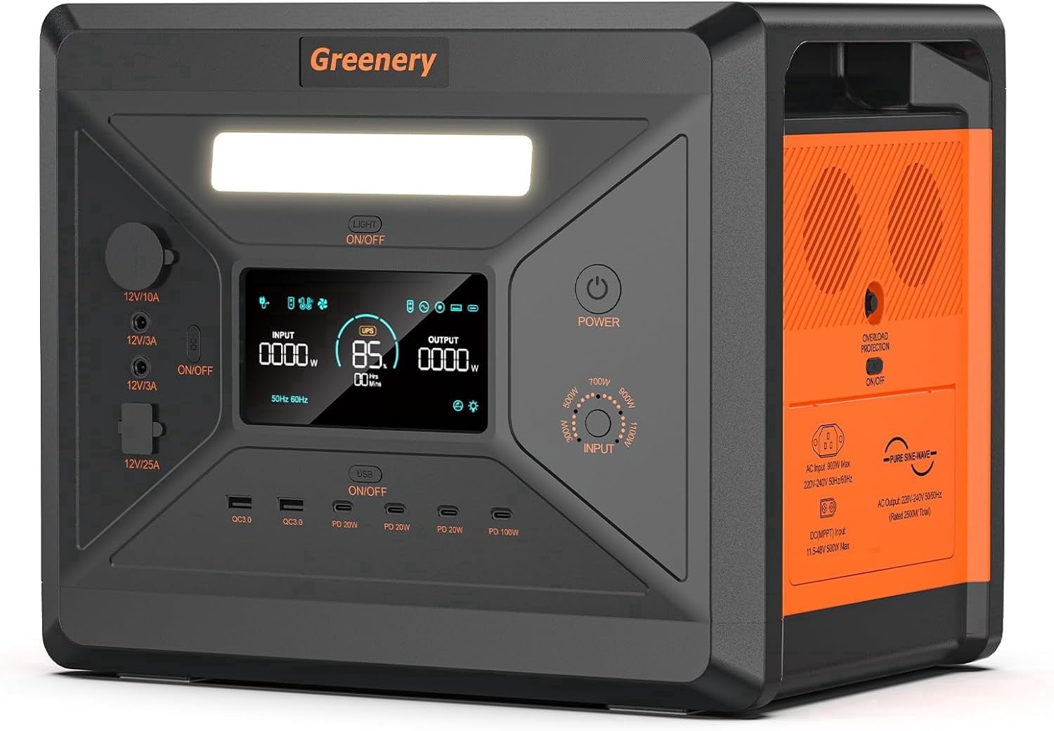 EF EcoFlow Power Station DELTA 3 1500 Grey, 1536Wh LFP Battery/1