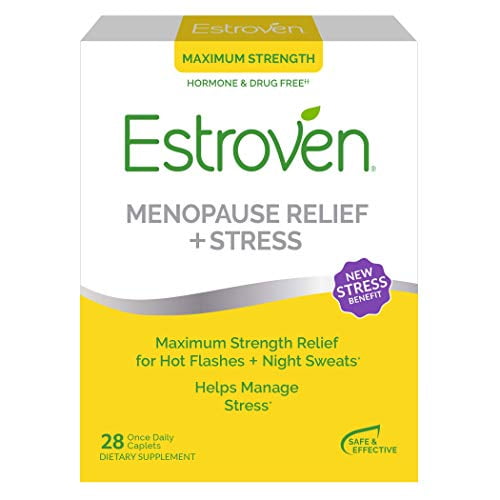 Estroven Maximum Strength+Energy Menopause Relief Dietary Supplement