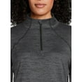 Athletic Works Women's Quarter Zip Active Jacket