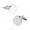 Silver glossy round, variant on 1 Pair Contemporary Cufflinks Set French Cuff Dress Shirts Shirt Accessories Suitable for Various Occasion