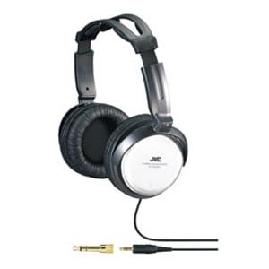 4mm Sterling Silver Cable JVC HA-RX500 Full Size Headphone - Stereo - Silver - Mini-phone - Wired - 10 Hz 22 kHz - Over-the-head - Binaural - 11.48 ft Cable ()