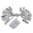 thumbnail image 1 of justharion Photo Clip Holder String Lights Battery Powered Christmas Decoration Fairy String LED Lights, 1 of 4