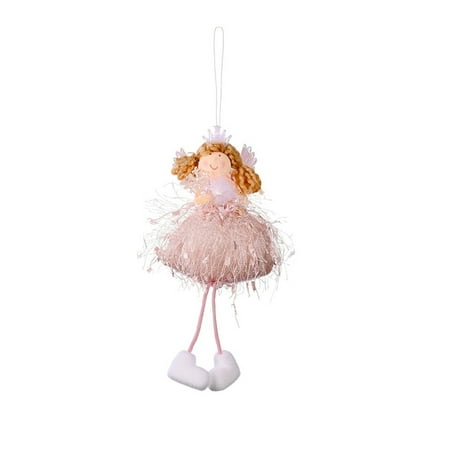 

SUWHWEA Black and Friday Deals 2022! Christmas Tree Room Decoration Pendant Cute Angel Girl Doll Pendant on Clearance