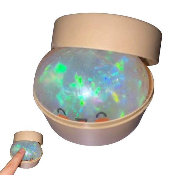 Clearance!Glitter Dumpling Squishy, Squishy Dumpling Box, Fidget Toys Adults & Teens, Easter Basket Stuffers, Sensory Stress Ball Squeeze Toys for Stress Relie(B)