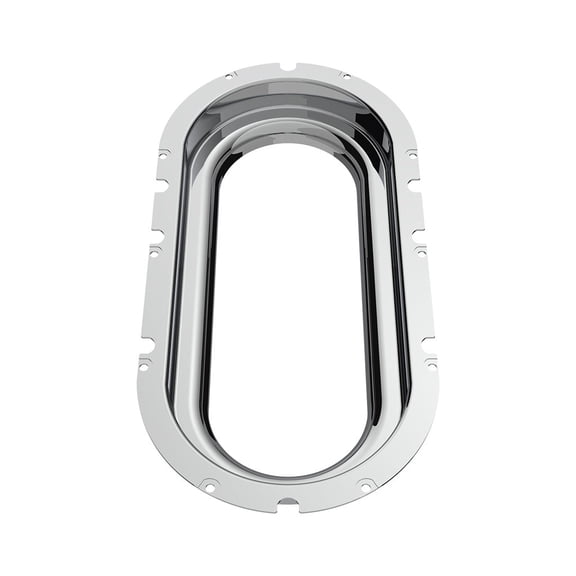 Chrome Interior View Window Trim, 1977-2004 Peterbilt 330,335,359,377,378,379