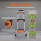 thumbnail image 3 of Carrito de mano plegable VEVOR de aluminio con capacidad para 140 kg, 3 of 9