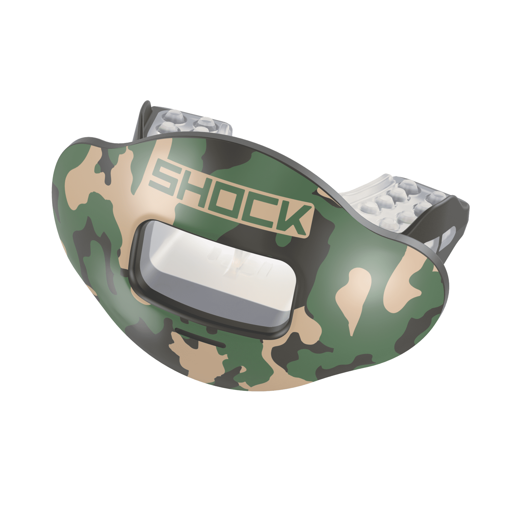 Vettex Youth Football Mouthguard For Ages 8+ - Doubleguard Protection, No-Boil Fit, Dark Green