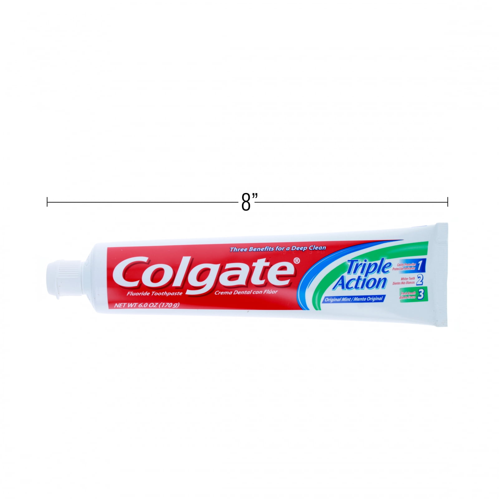 6 Ounce Colgate Fluoride Toothpaste Deep Clean Triple Action Mint - 5pk