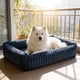 thumbnail image 1 of Cama de invierno para perros pequeños, medianos y grandes, suave, para uso en interiores, acogedora y con calefacción, para climas fríos., 1 of 6
